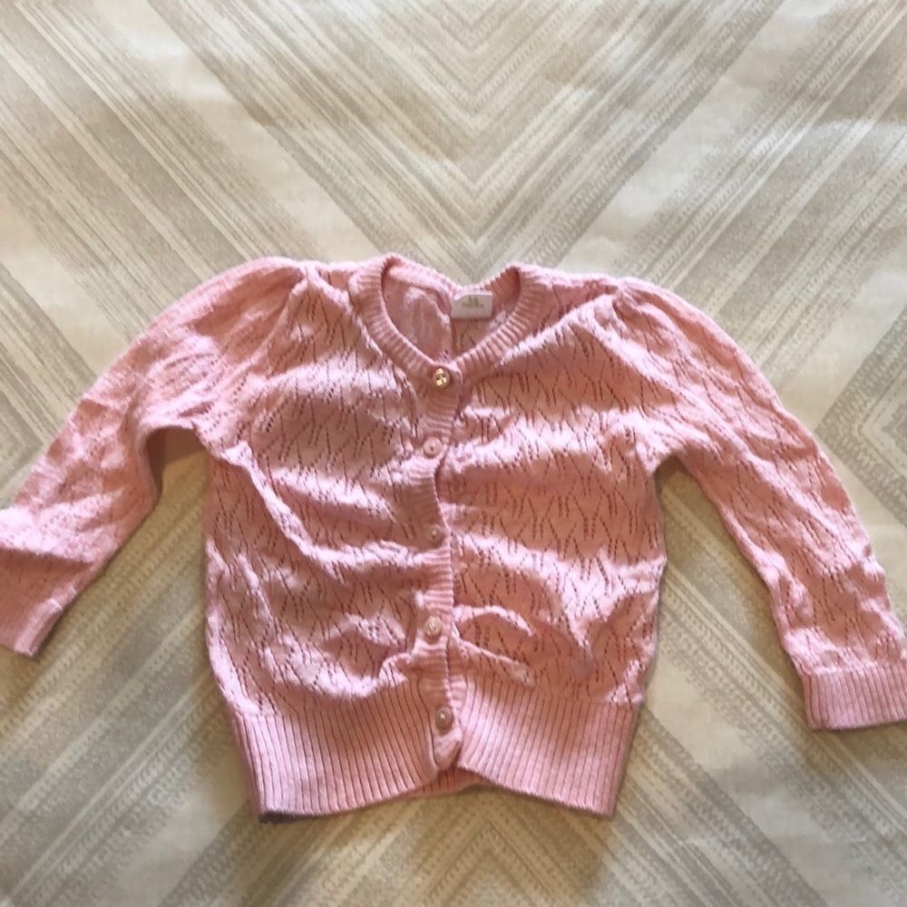Egg Baby Pink Baby Girls Cardigan Sweater